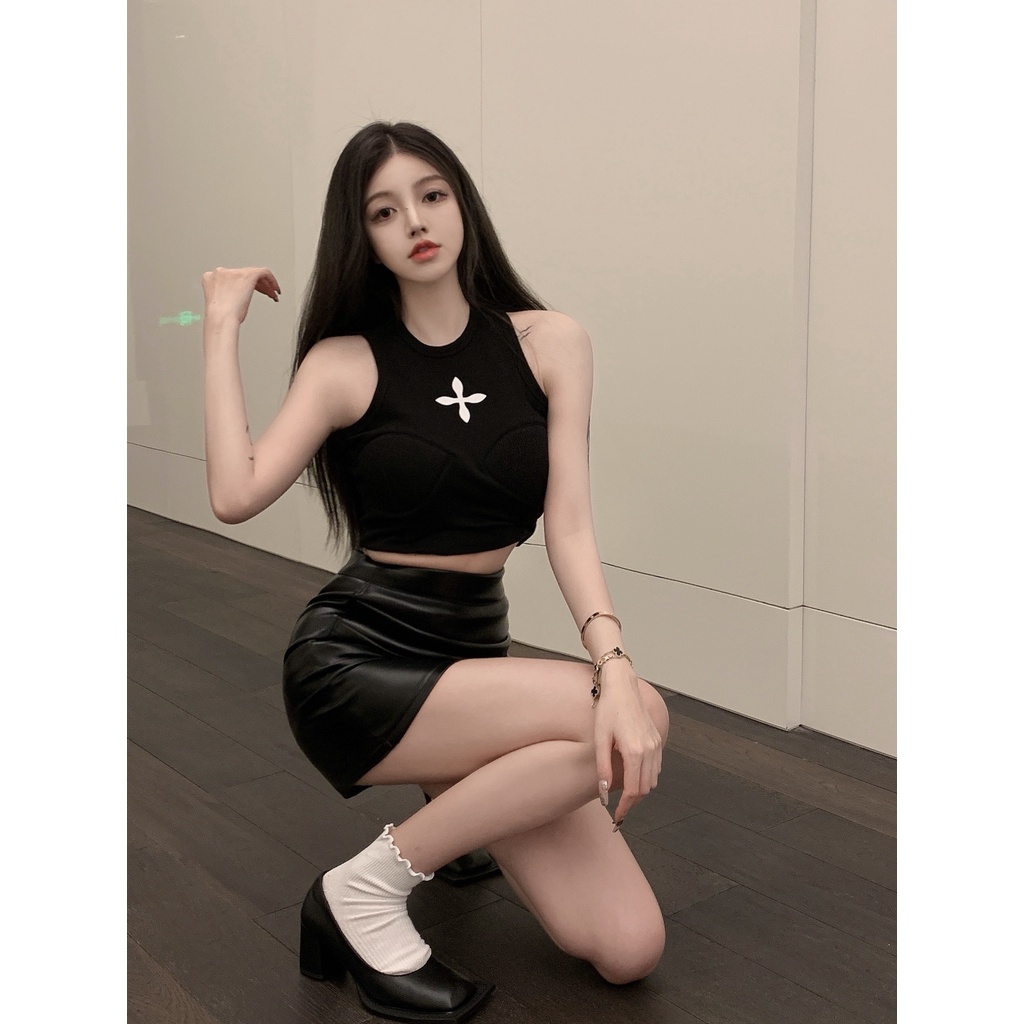 HUANG YOYO Áo Hai Dây Thể Thao Thời Trang Quyến Rũ Cho Nữ