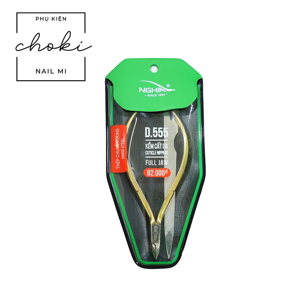 Kềm cắt da Kềm Nghĩa D.555 chuyên dụng cho bàn tay người Châu Á CHOKI NAIL MI có độ chính xác cao