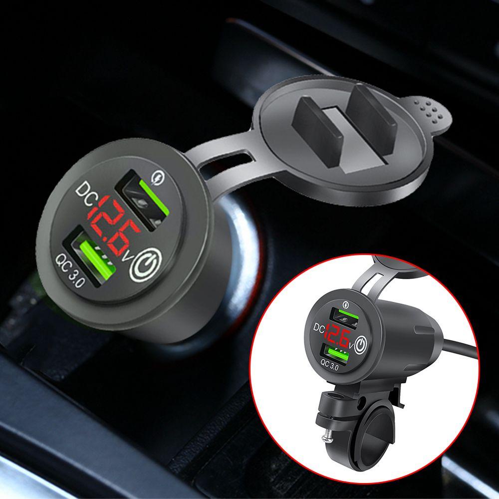 Cục Sạc Điện Thoại USB QC 3.0 Thông Dụng Cho Xe Máy