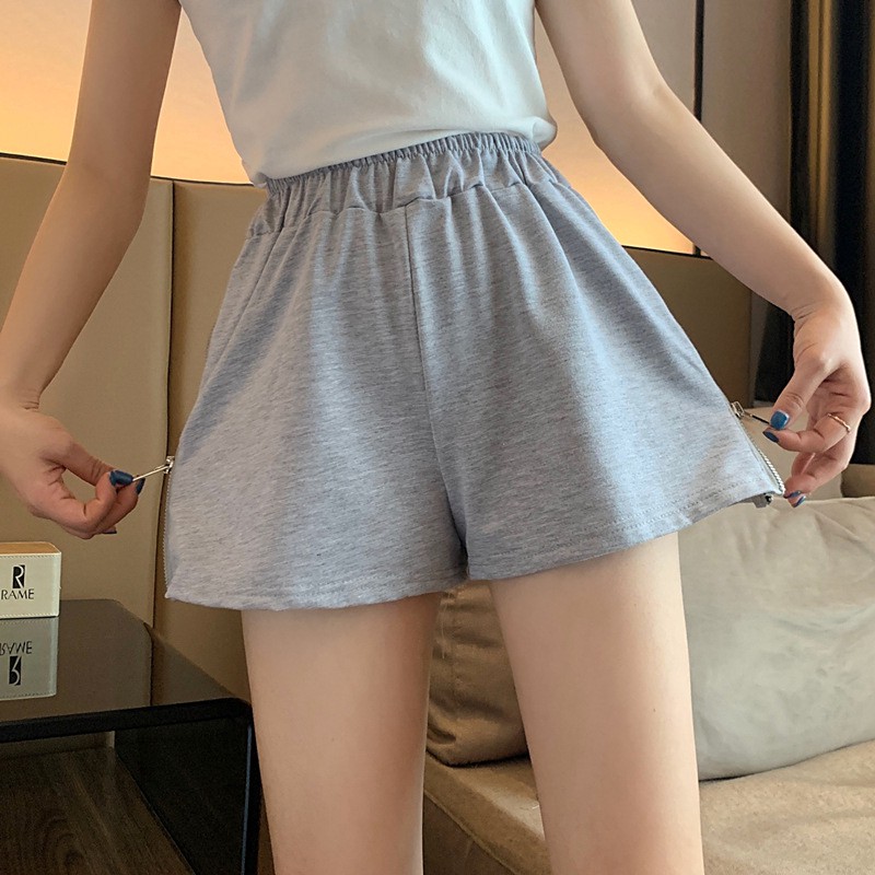 Quần Short Nữ Ống Rộng Khóa Kéo hông - Quần đùi nữ ống rộng