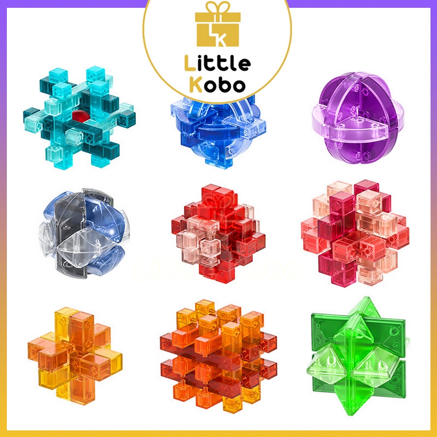 Đồ Chơi Trí Tuệ QiYi Khóa Khổng Minh Trò Chơi Mở Khóa Nhật Bản Xả Stress Puzzle Lock Đồ Chơi Trẻ Em Phát Triển Tư Duy