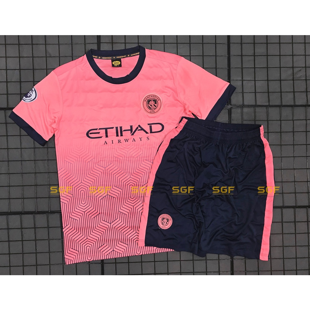 Đồ Bóng Đá MANCITY hồng Fan Editions 2023