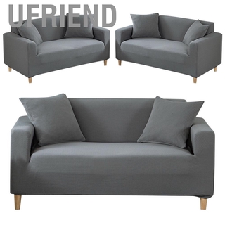 Vỏ bọc ghế sofa màu xám bảo vệ toàn diện co giãn tốt chống bụi thoáng khí thân thiện với da có thể giặt máy