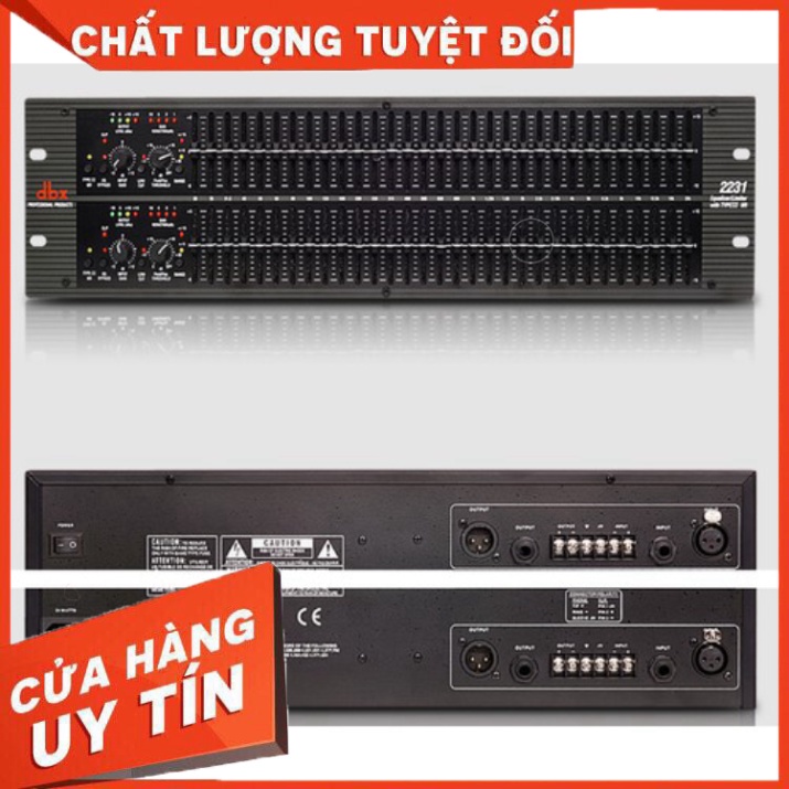 Máy lọc xì dbx 2231 cao cấp tặng 2 dây canon