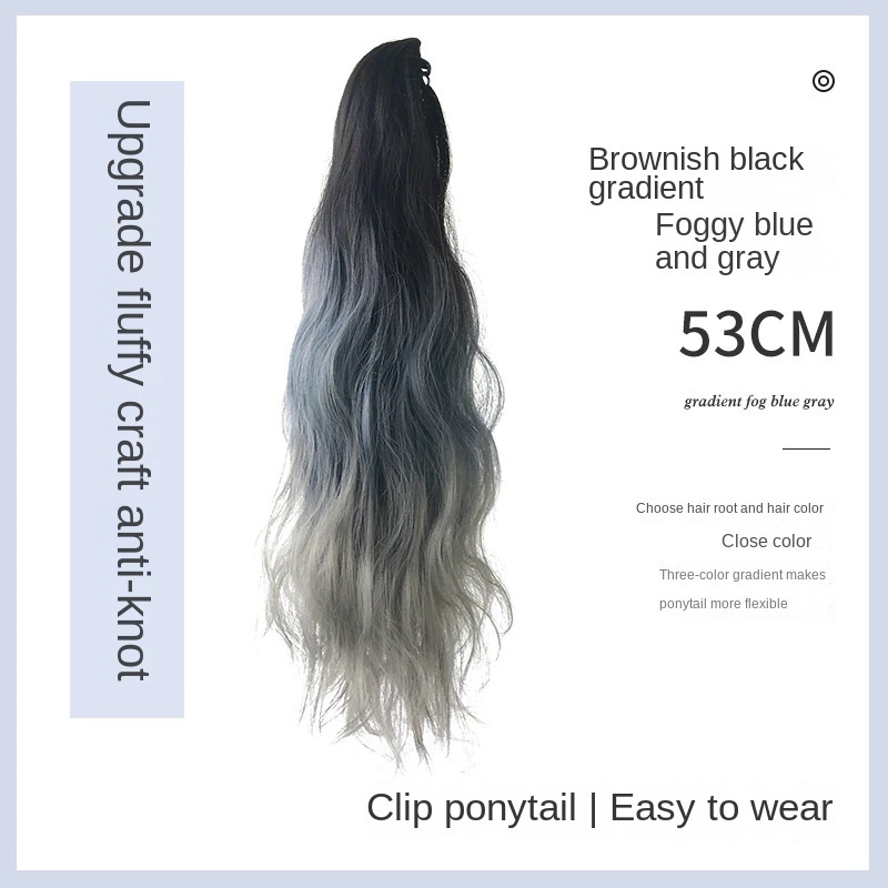 Tóc giả MISS FANCY kiểu gợn sóng dài 53cm thời trang cá tính cho nữ