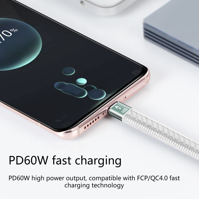 Cáp SạC ĐồNg Bộ Video USB-C Sang USB-C 100W 4K Chuyên NghiệP