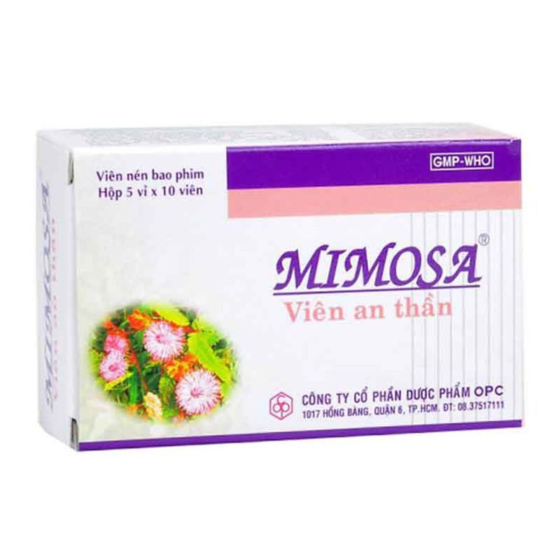 Viên uống an thần thảo dược Mimosa hộp 50 viên