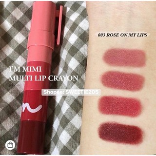 Son 4 đầu I'm Meme Multi Lip Crayon