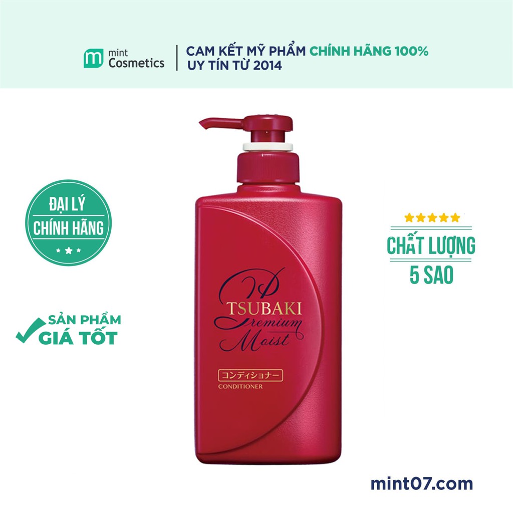 Dầu Gội, Xả Tsubaki Premium Moist