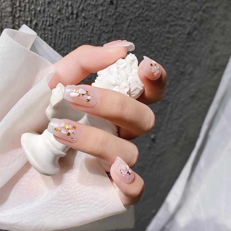 Sỏi xà cừ nail , miếng sỏi mỏng trang trí móng