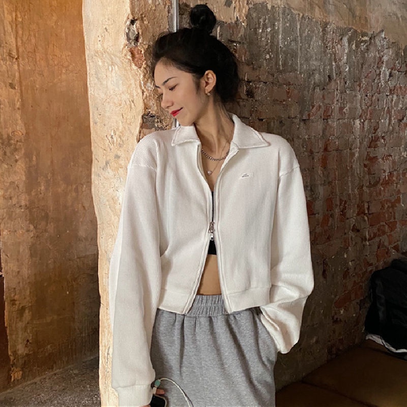 Bộ Đồ Thể Thao Phối Khóa Kéo Thời Trang Mùa Hè 2022 Mới Dành Cho Nữ