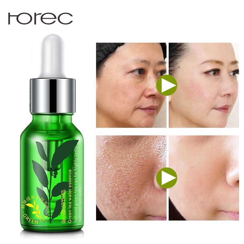hàng chuẩn chính hãng - Serum dưỡng da trà xanh Rorec 15ml | BigBuy360 - bigbuy360.vn