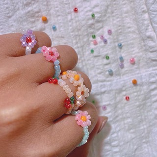 nhẫn hạt cườm summer rings