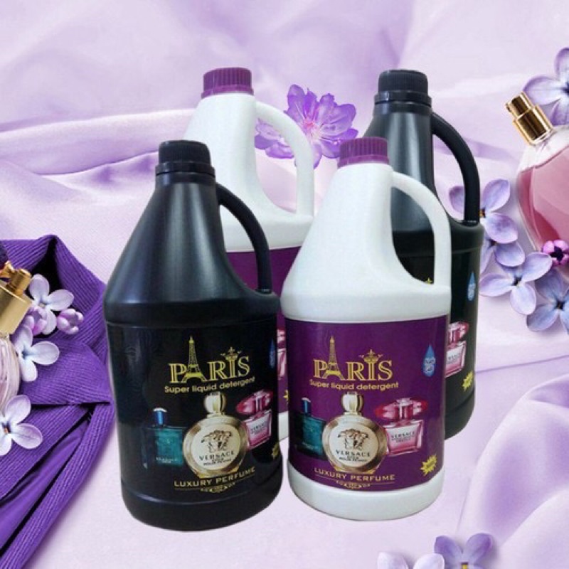 Combo 4 can nước giặt paris 3,6 lít hương nước hoa 5in1