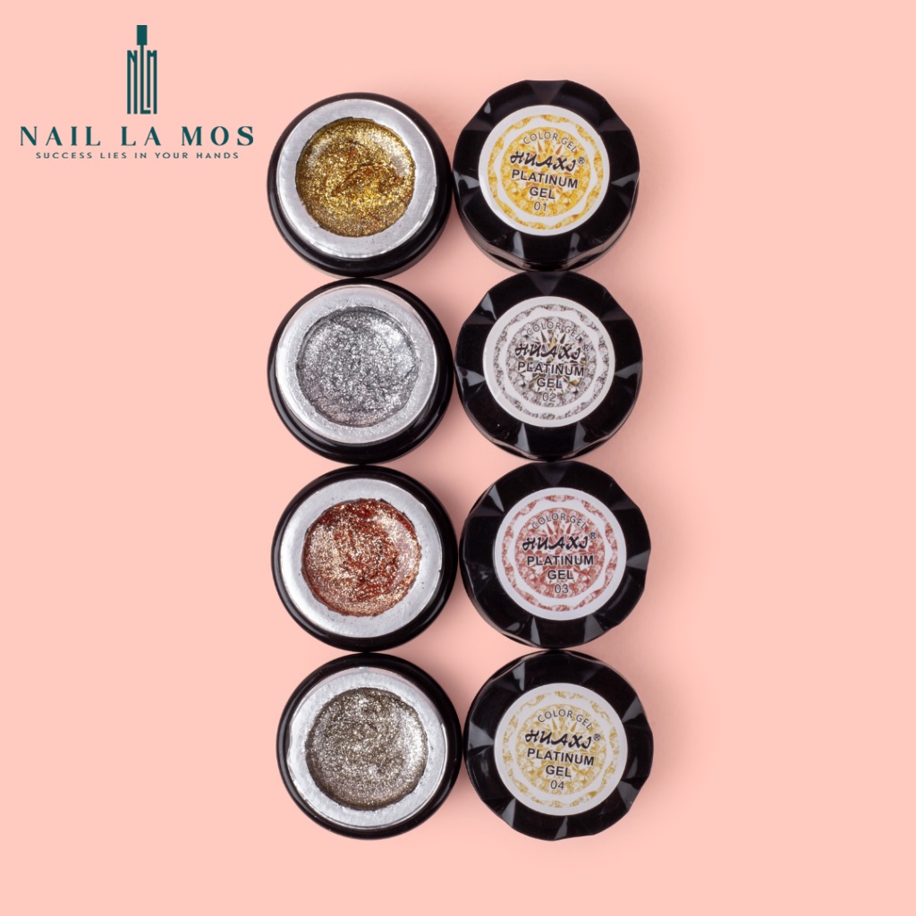 Gel nhũ Huaxi Platinum chính hãng - Gel nhũ nail vẽ móng chuyên dụng (lẻ 1 hũ)
