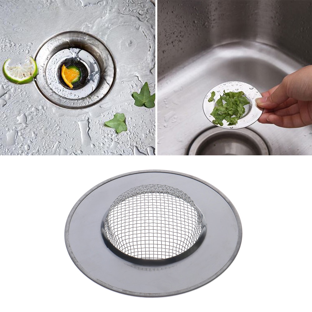 Dụng Cụ Lọc Rác Cho Ống Thoát Nước Bồn Rửa Bằng Thép Không Gỉ