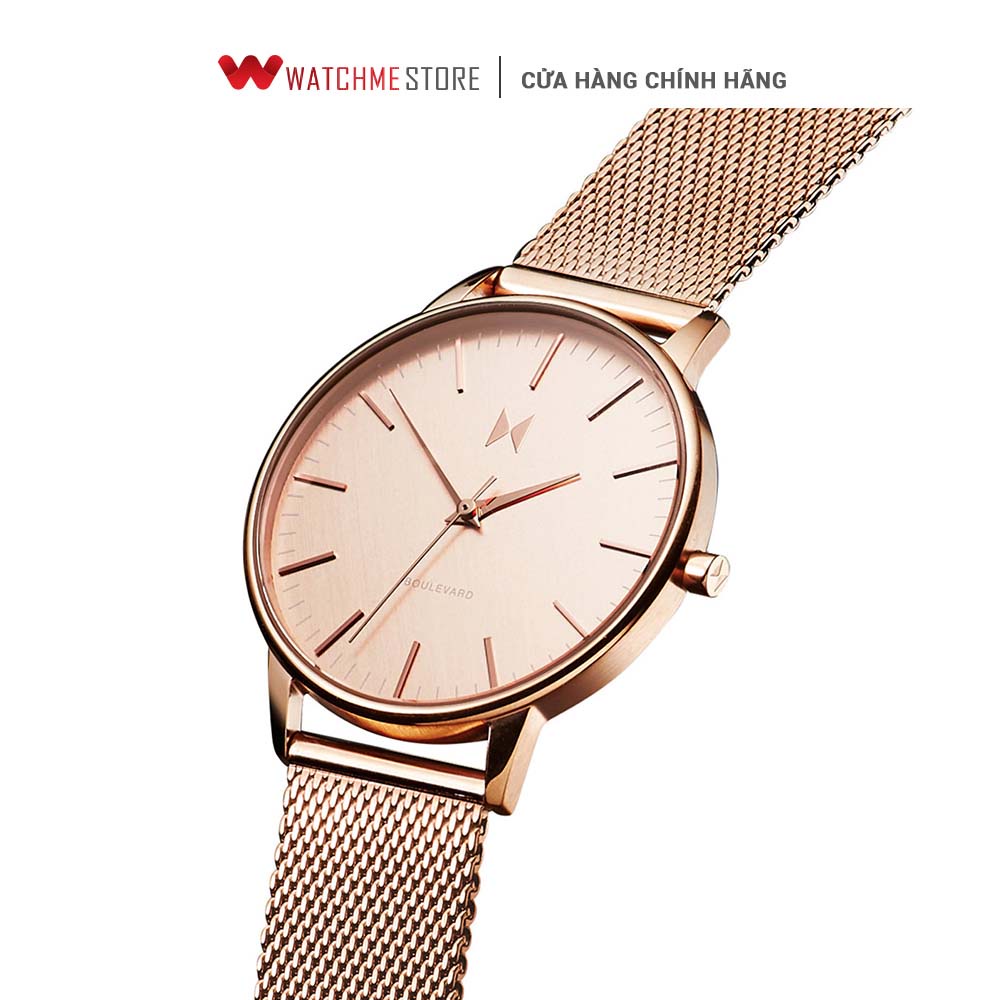 [ ĐẶC BIỆT 18-29.07 - VOUCHER 10%] - Đồng hồ Nữ MVMT dây thép không gỉ 38mm - D-MB01-RG
