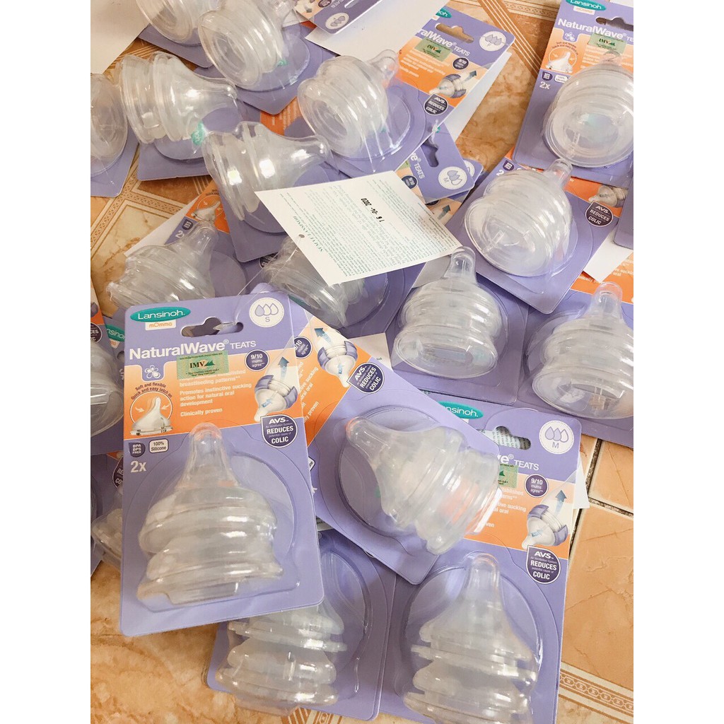 [CHÍNH HÃNG]Núm ty lanshinoh size S/M/F