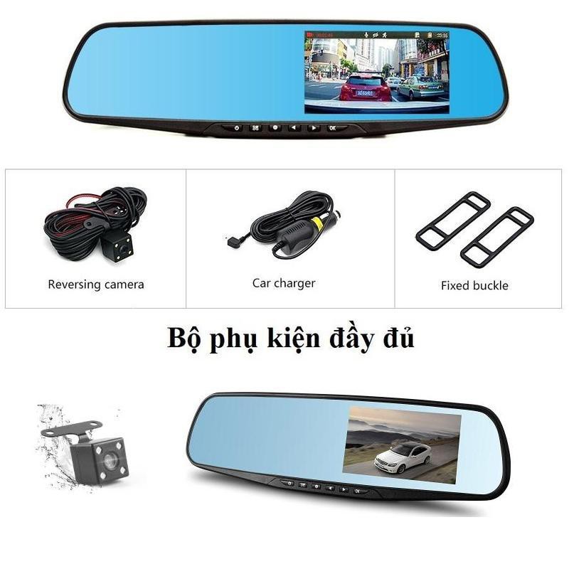 Camera Hành Trình Gương Chiếu Hậu Full HD - Tích Hợp Camera Lùi | WebRaoVat - webraovat.net.vn