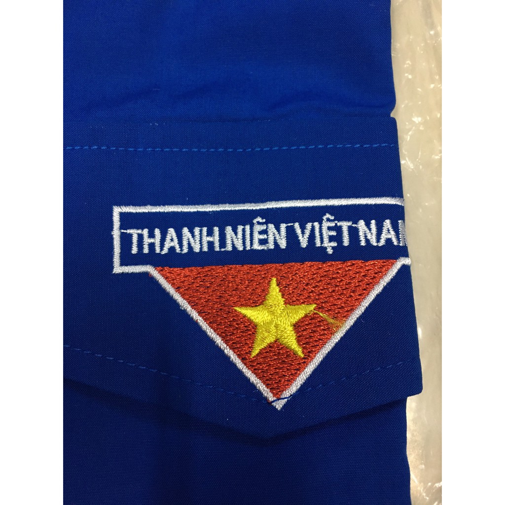 Áo đoàn thanh niên nam nữ cộc tay, dài tay vải lon, fangzim liên doanh | BigBuy360 - bigbuy360.vn