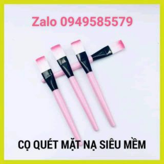 Combo 100 cọ quét mặt nạ cán hồng