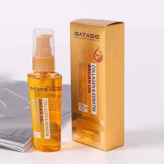 (SALE GIÁ GỐC  - DATE 7/2021) TINH DẦU DƯỠNG TÓC GATASE COLLAGEN KERATIN ARGAN OIL 60ML