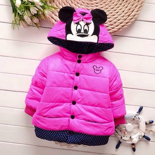 Áo phao nhồi bông và áo phao mickey.