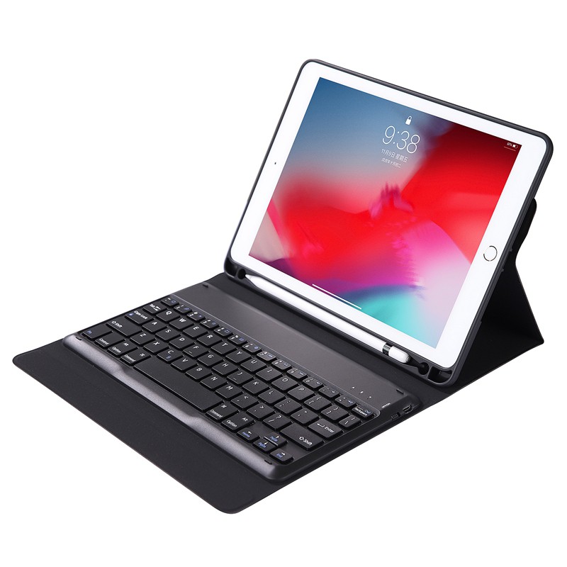 Bao Da Pu Kèm Bàn Phím Không Dây Cho Ipad 10.2 2019