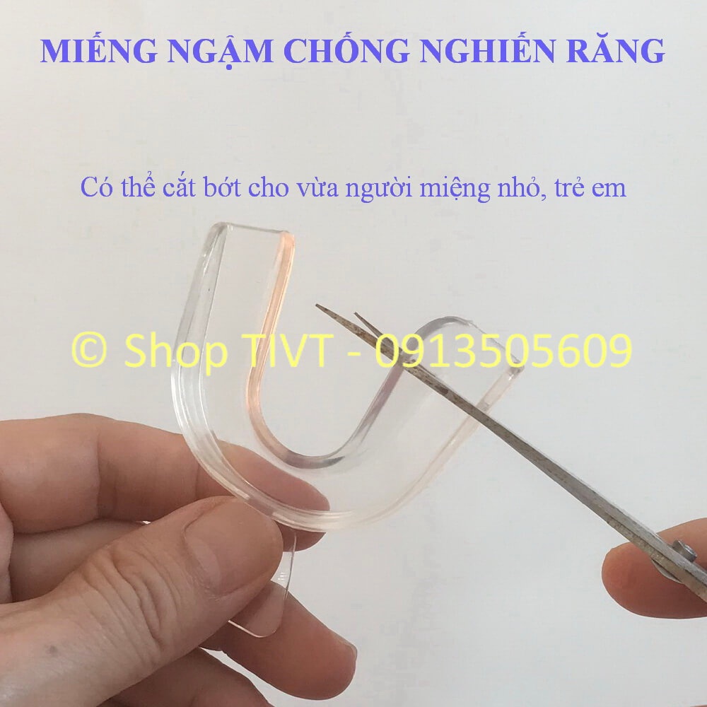 Miếng ngậm chống nghiến răng, bảo vệ răng cho cả người lớn và trẻ em, dễ chịu, không phồng, không cộm trong miệng-TIVT