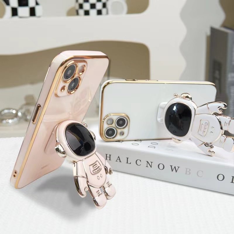 Ốp Điện Thoại Hình Phi Hành Gia Viền Vuông Kèm Dây Đeo Cho OPPO A53 A33 A52 A83 A92 A91 A31 A9 A5 2020 A3s