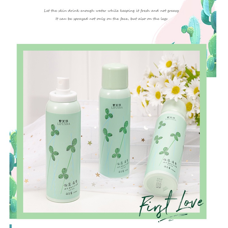 Xịt khoáng cấp ẩm trà xanh LIFUSHA Xịt trang điểm cấp nước trong mướt lâu trôi cả ngày dài | BigBuy360 - bigbuy360.vn