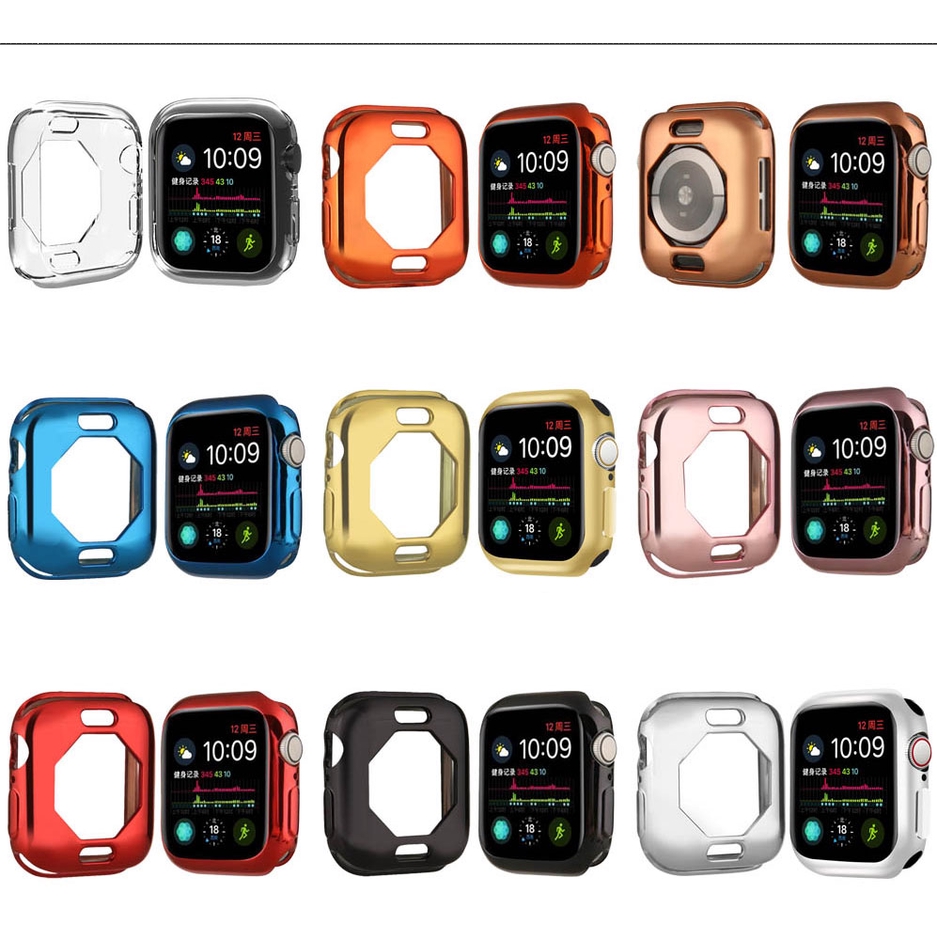 Ốp Bảo Vệ Mặt Đồng Hồ Thông Minh Apple Watch 40mm 44mm Iwatch Series 5 4 Bằng Tpu Mềm