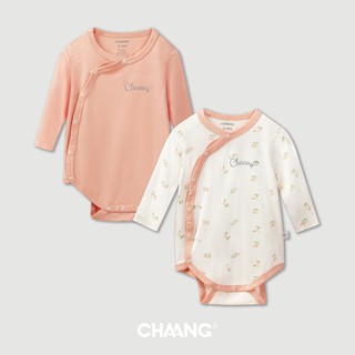 Set bodychip sơ sinh cúc chéo CHAANG summer hồng