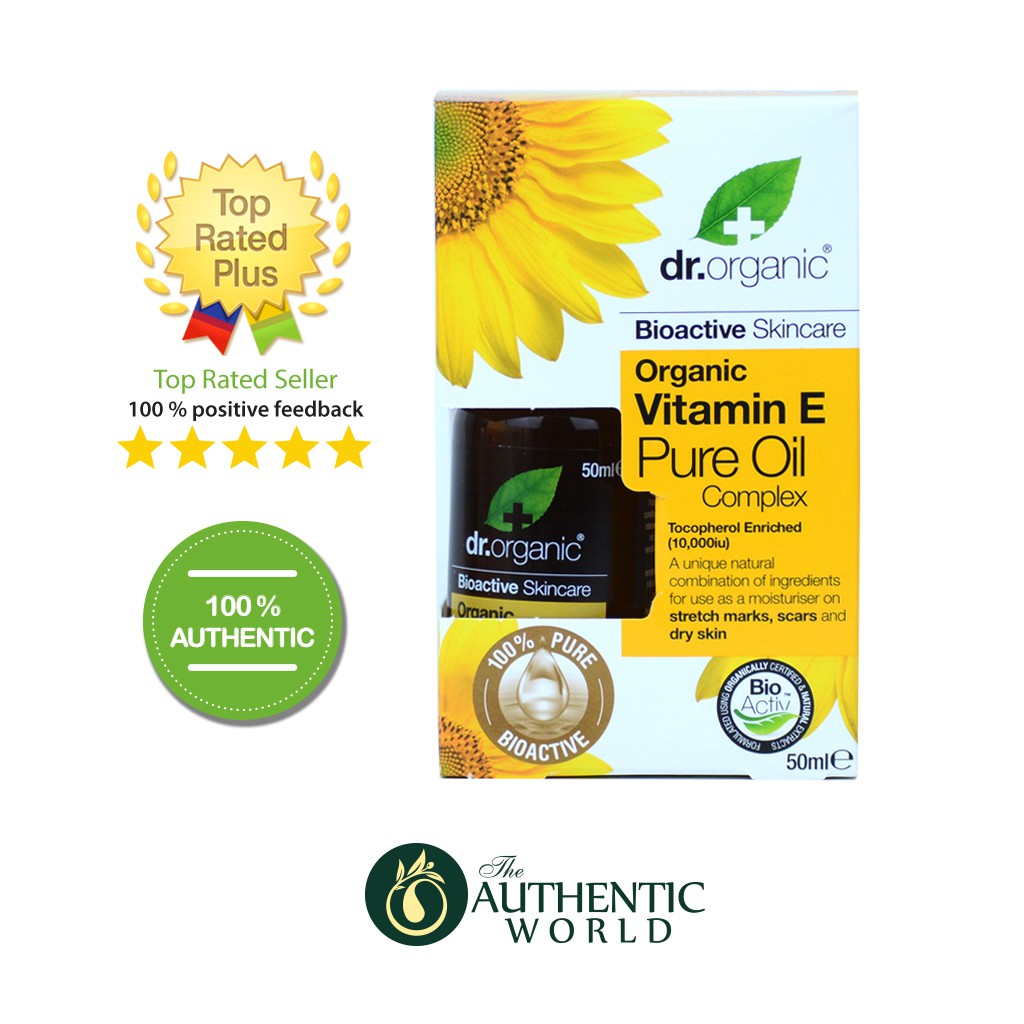 Dr Organic - Tinh dầu hướng dương Vitamin E 50ml