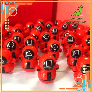Lật đật mini squid game - đồ chơi lật đật mô hình trò chơi con mực 2021 cho bé - nhíp shop