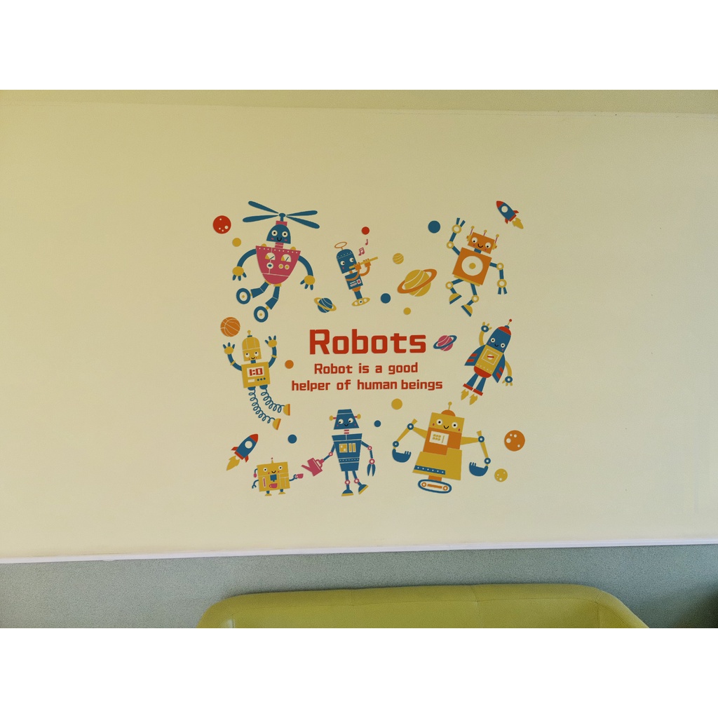 Tranh Mica trang trí tường Lego Science District Trang trí Trường mầm non, phòng ngủ cho bé Nhiều Size - EPeBen