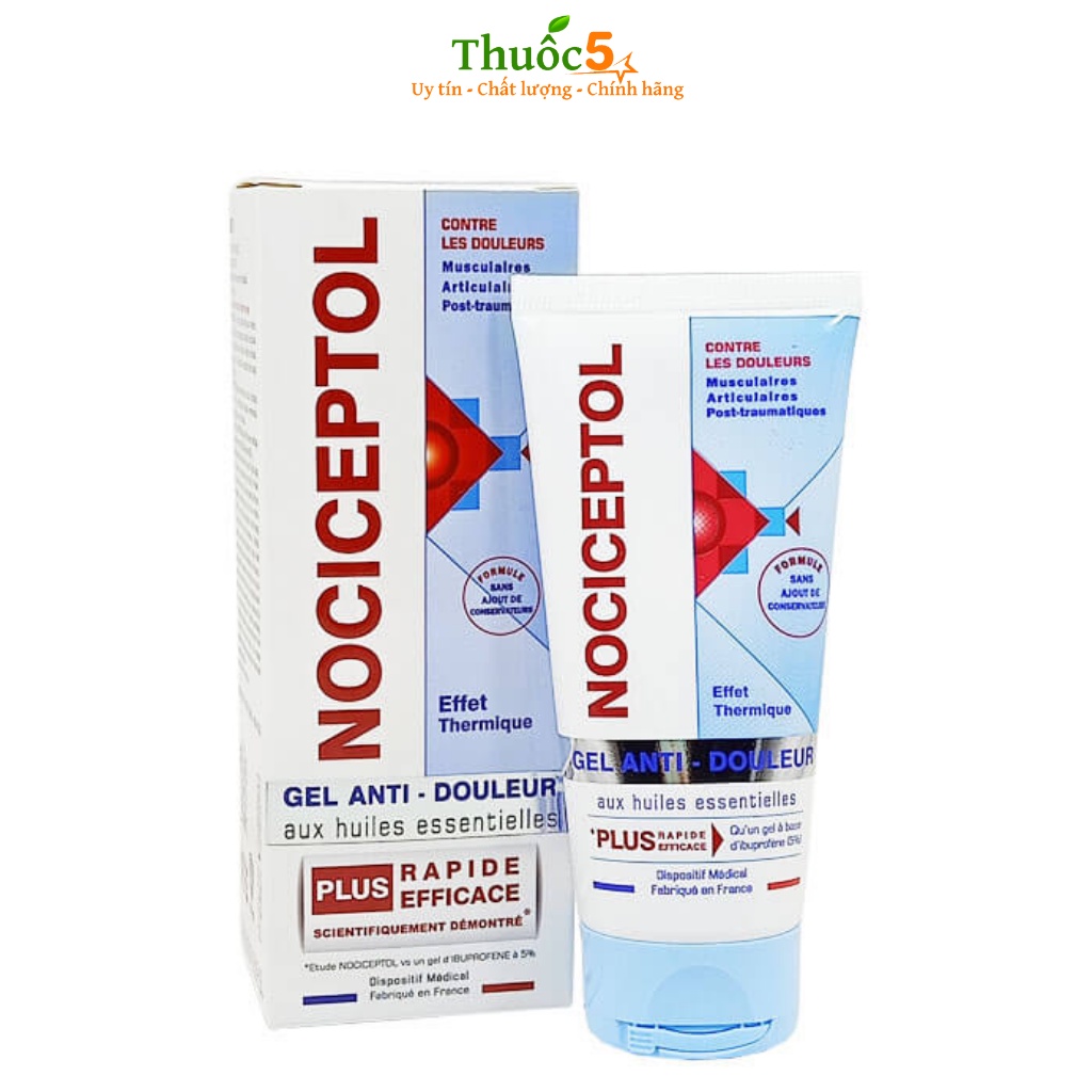 Kem Bôi Dạng Gel Nociceptol Hỗ Trợ Giảm Đau Và Các Vấn Đề Liên Quan Xương Khớp Hộp 60ml