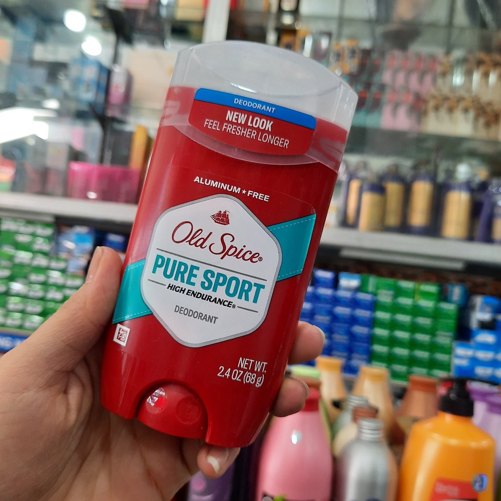 Lăn khử mùi Old Spice Pure Sport (Nam-Nữ) 68g