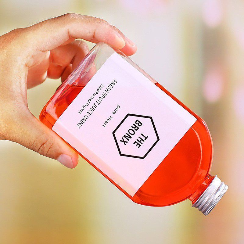 Chai dẹt cổ thấp 500ml