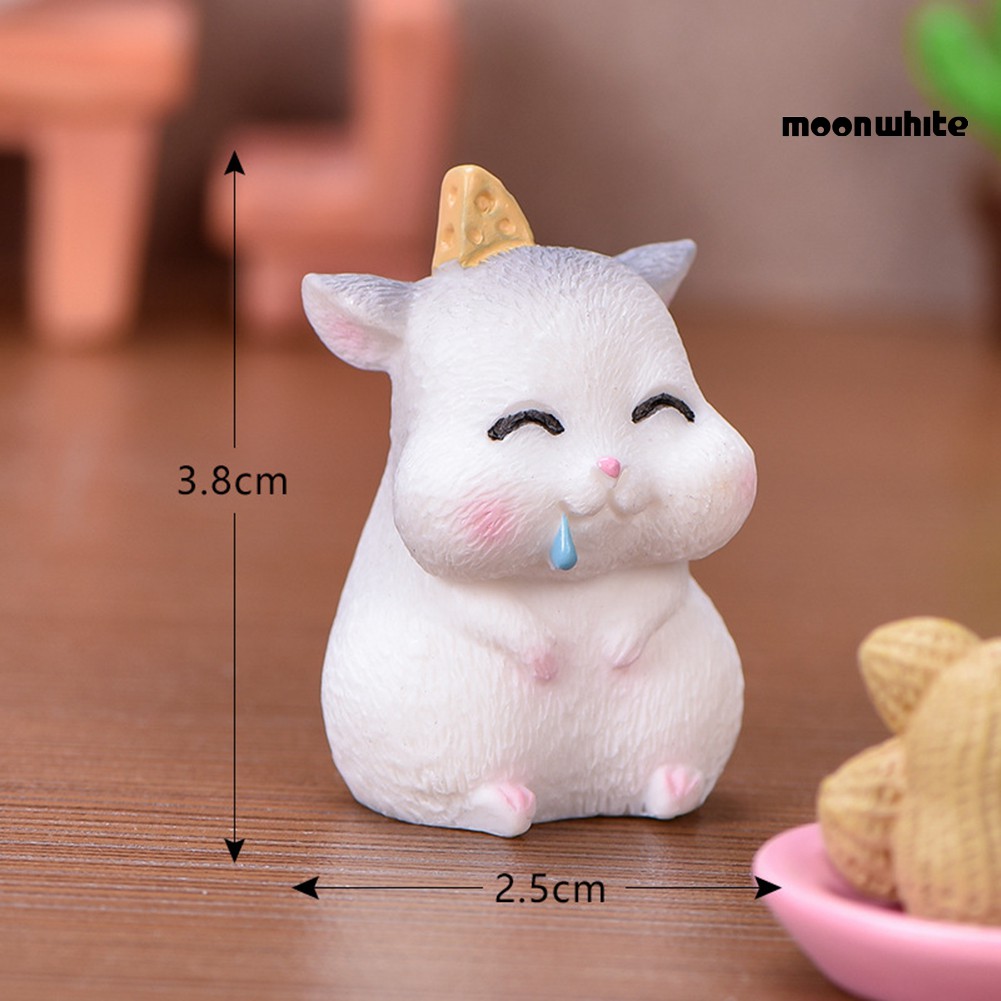 Mô Hình Chuột Hamster Mini Dễ Thương Trang Trí Nhà Búp Bê