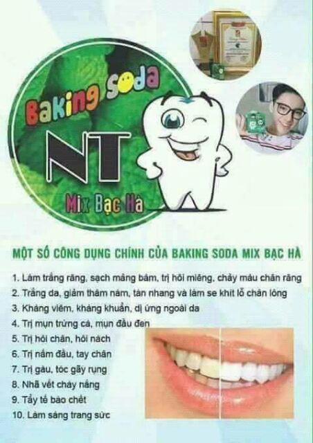 Bán BỘT TRẮNG RĂNG BAKING SODA NT 
💚 Giá 50.000đ Siêu rẻ