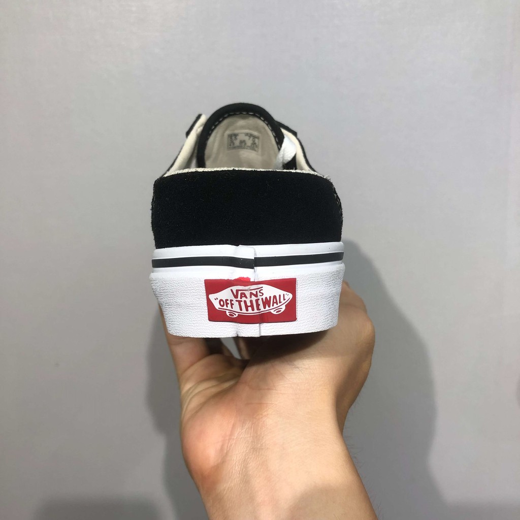 (𝗖𝗵𝗶́𝗻𝗵 𝗵𝗮̃𝗻𝗴 - 𝗙𝗮𝗸𝗲 đ𝗲̂̀𝗻 𝘅𝟭𝟬𝟬 | M - Waffle) Giày VANS Old Skool Mule Black - VN0A3MUS6BT (Full box túi vải)