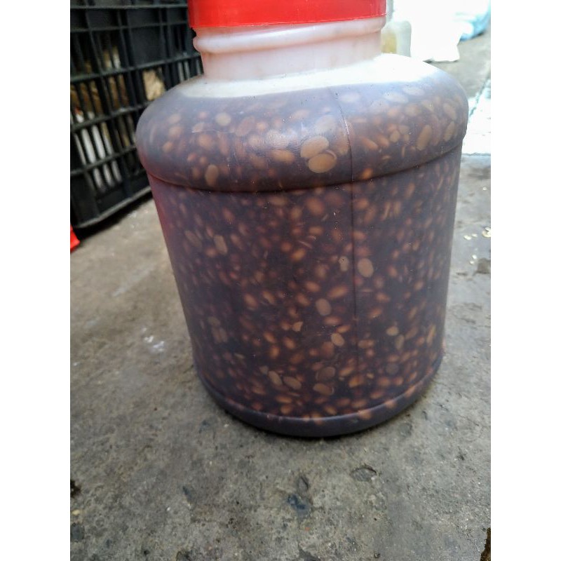 1kg tương hột đen nhà làm