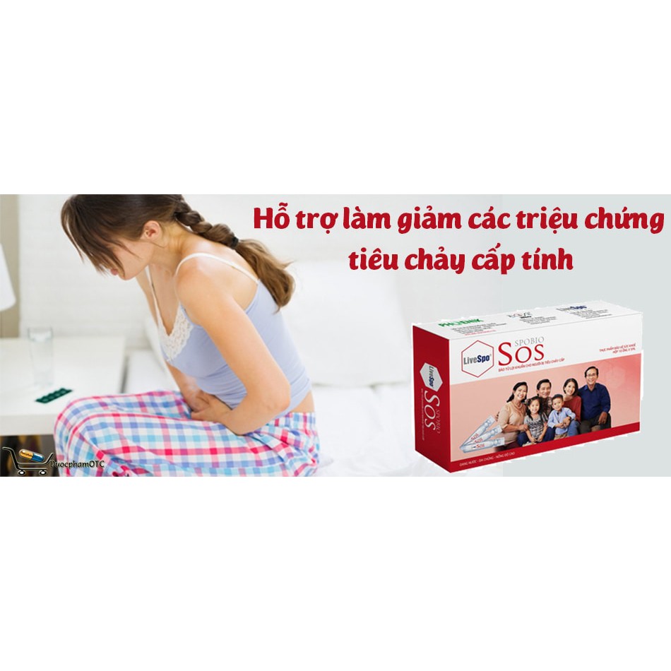 LIVESPO SPOBIO SOS - BÀO TỬ LỢI KHUẨN CẦM TIÊU CHẢY CẤP CHO MỌI LỨA TUỔI | BigBuy360 - bigbuy360.vn