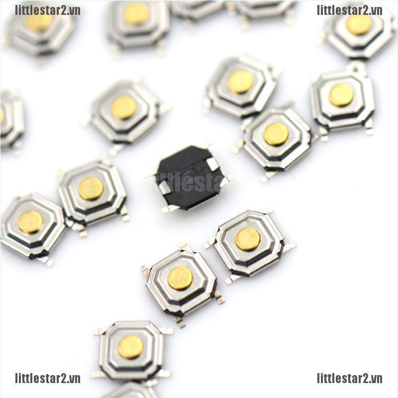 Bộ 20 Công Tắc ON / OFF Micro SMD 4 Pin 4X4X1.5Mm