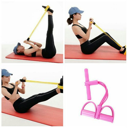 Dây tập thể dục 4 ống cao su đàn hồi