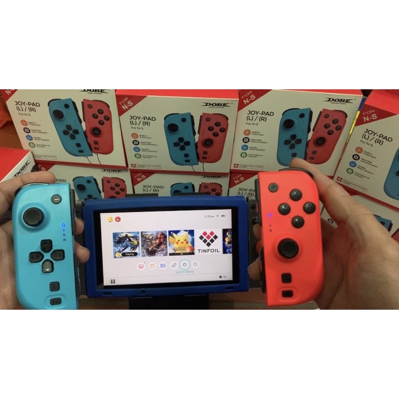 Tay cầm Joycon dobe dành cho Nintendo Switch Oled v1 v2 Lite dobe Joycon bảo hành 1 tuần