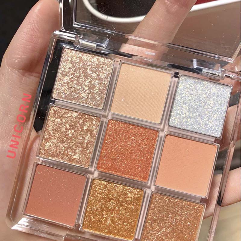 Bảng phấn mắt nhũ lì 9 ô Vuông Dikalu Baby | BigBuy360 - bigbuy360.vn