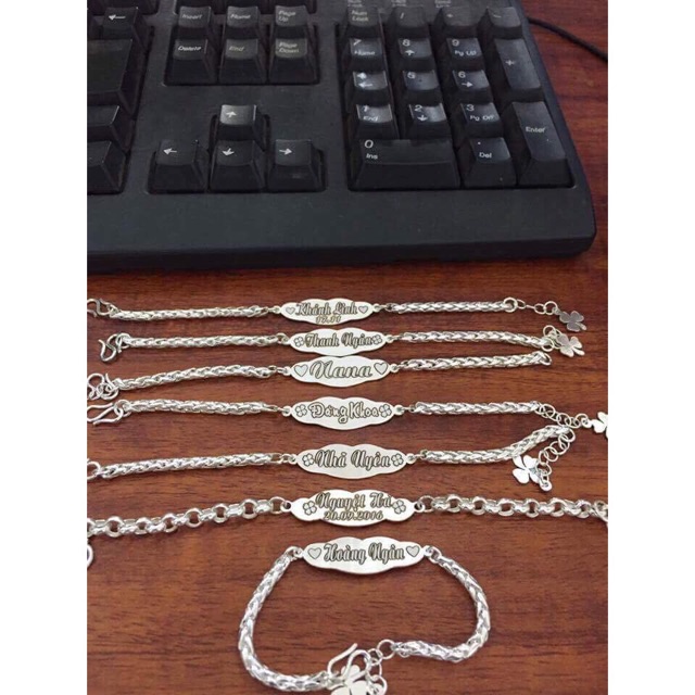 [Mã FAMAYFA giảm 10K đơn 50K] 💥💥LẮC TAY KHẮC TÊN MIX CON GIÁP BẠC TA NGUYÊN CHẤT CHO BÉ | BigBuy360 - bigbuy360.vn