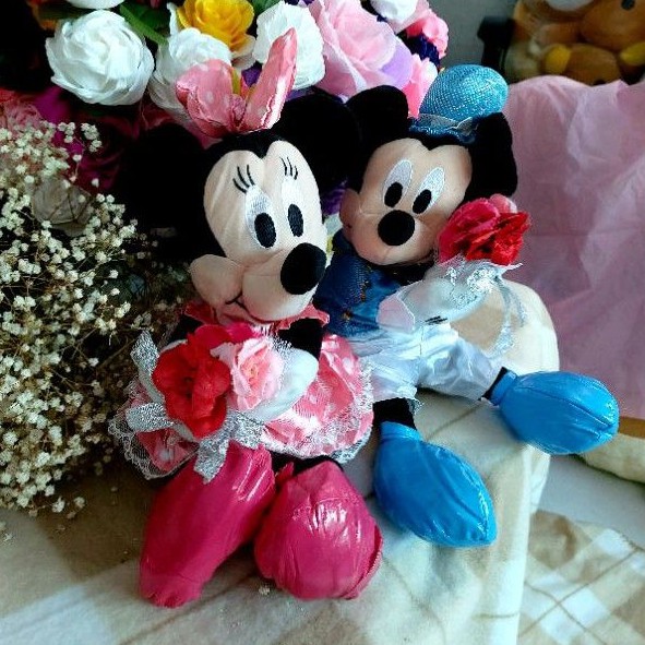 Gấu bông một cặp_ mickey cô dâu và chú rể